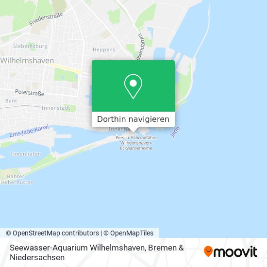Seewasser-Aquarium Wilhelmshaven Karte