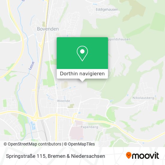 Springstraße 115 Karte