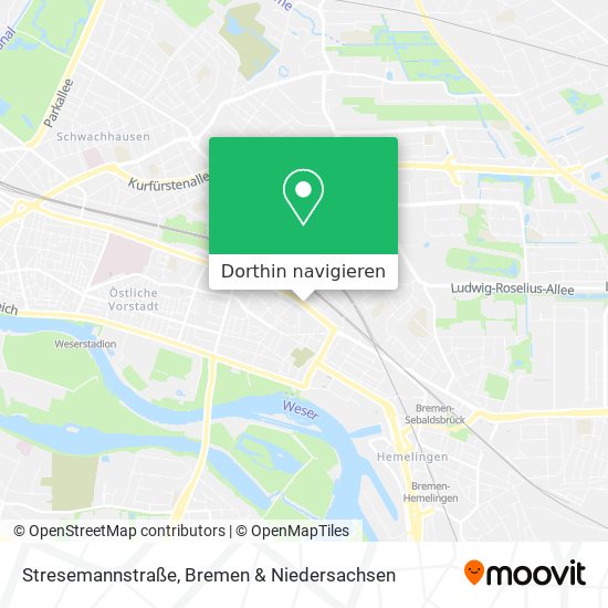 Stresemannstraße Karte