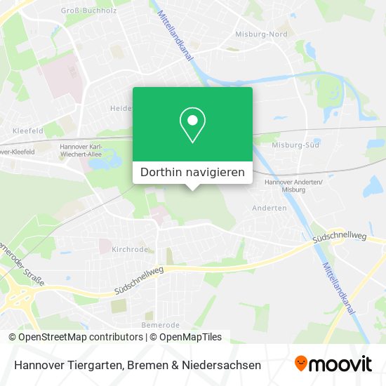 Hannover Tiergarten Karte
