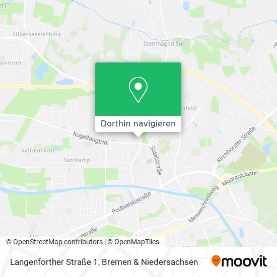 Langenforther Straße 1 Karte