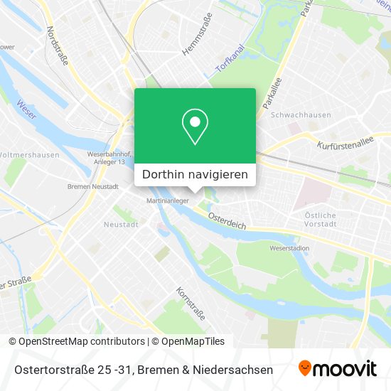 Ostertorstraße 25 -31 Karte