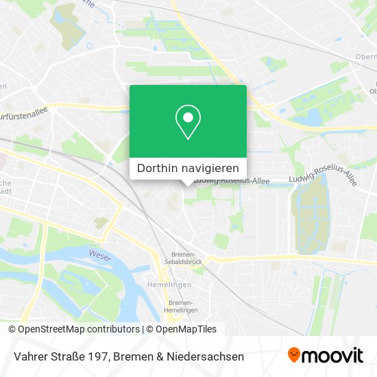 Vahrer Straße 197 Karte