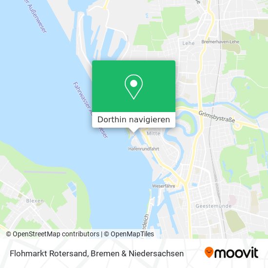 Flohmarkt Rotersand Karte