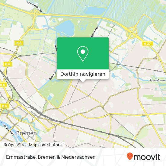 Emmastraße Karte