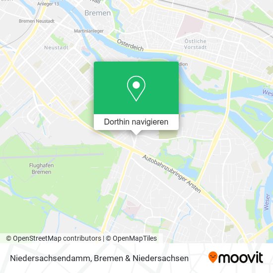 Niedersachsendamm Karte