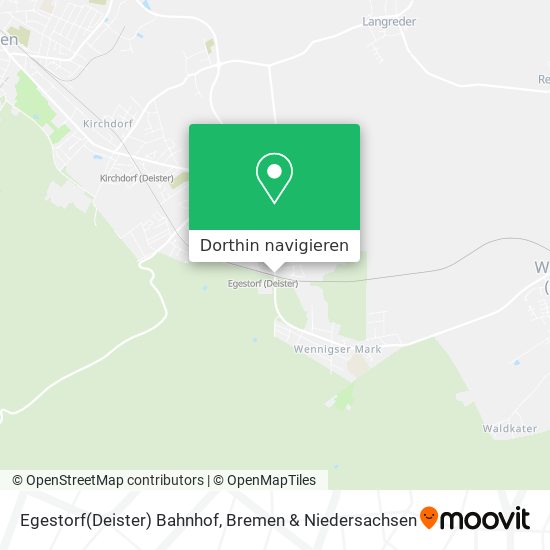 Egestorf(Deister) Bahnhof Karte