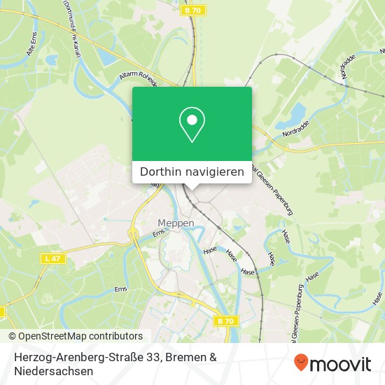 Herzog-Arenberg-Straße 33 Karte