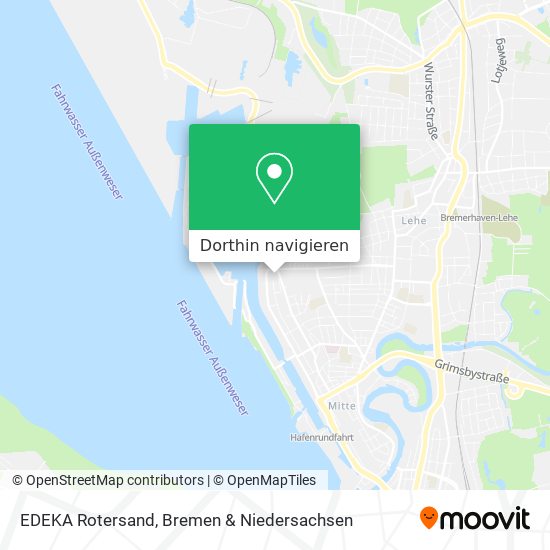 EDEKA Rotersand Karte