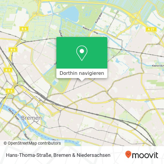 Hans-Thoma-Straße Karte