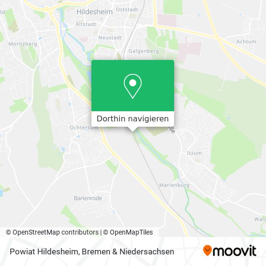 Powiat Hildesheim Karte