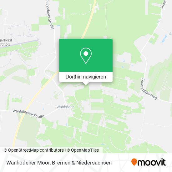 Wanhödener Moor Karte