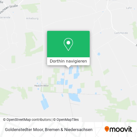 Goldenstedter Moor Karte