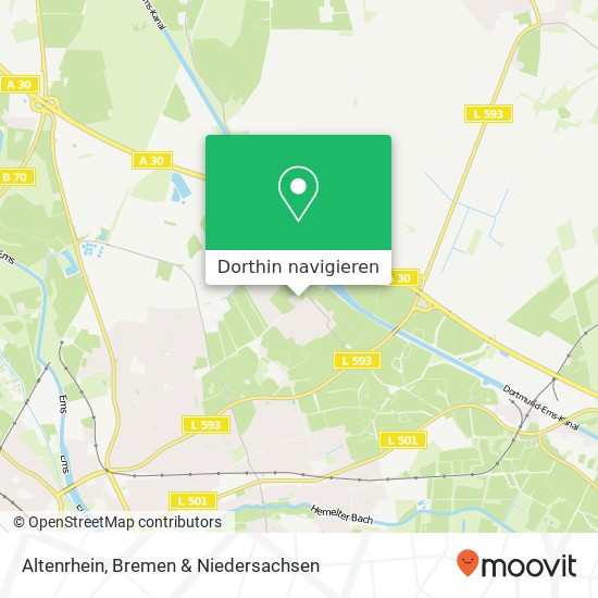 Altenrhein Karte