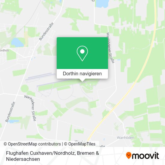 Flughafen Cuxhaven/Nordholz Karte