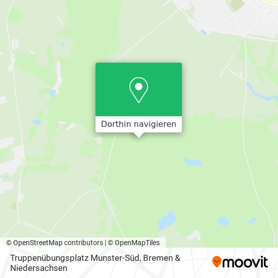 Truppenübungsplatz Munster-Süd Karte