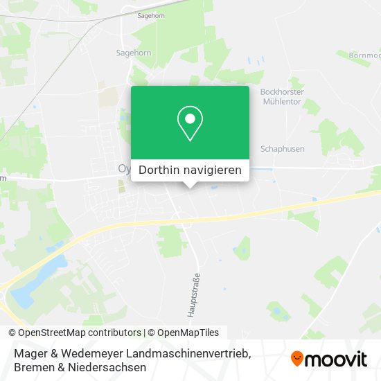 Mager & Wedemeyer Landmaschinenvertrieb Karte