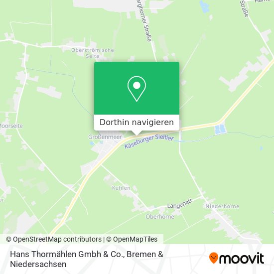 Hans Thormählen Gmbh & Co. Karte