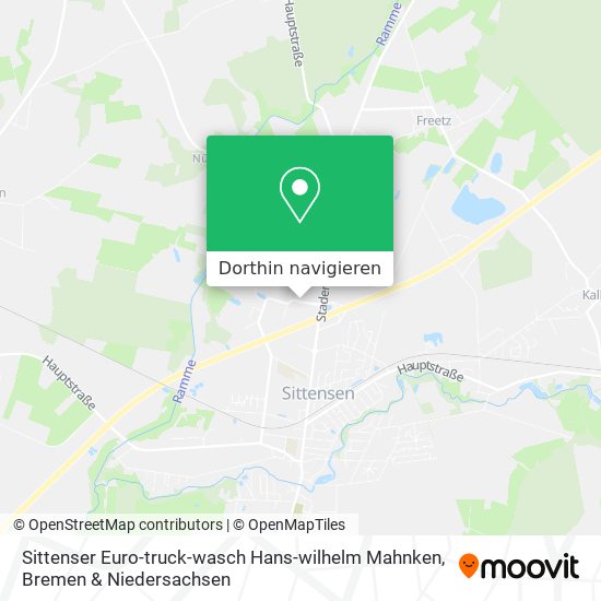 Sittenser Euro-truck-wasch Hans-wilhelm Mahnken Karte