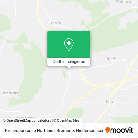 Kreis-sparkasse Northeim Karte