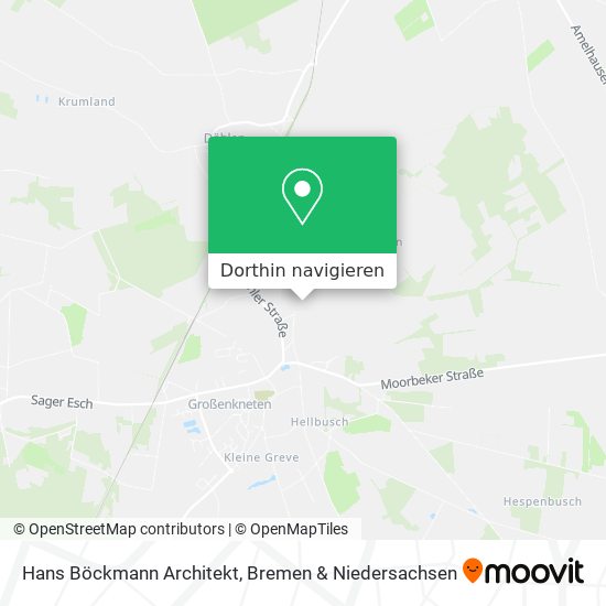 Hans Böckmann Architekt Karte