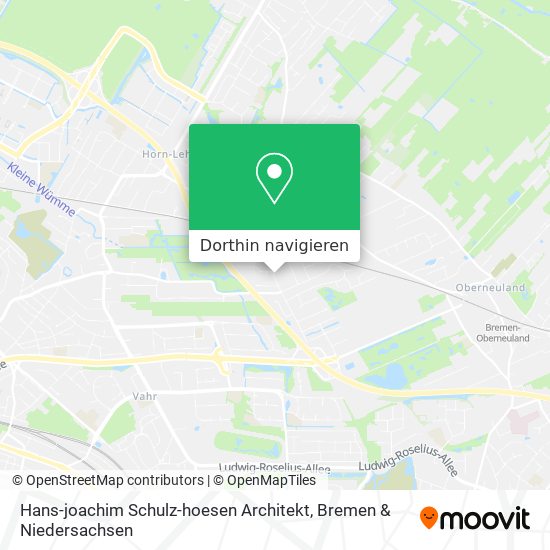 Hans-joachim Schulz-hoesen Architekt Karte