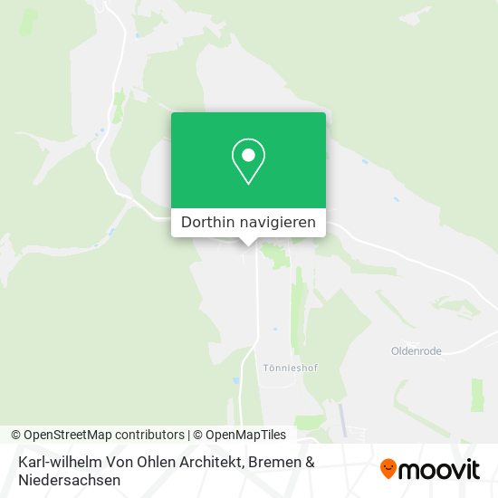 Karl-wilhelm Von Ohlen Architekt Karte