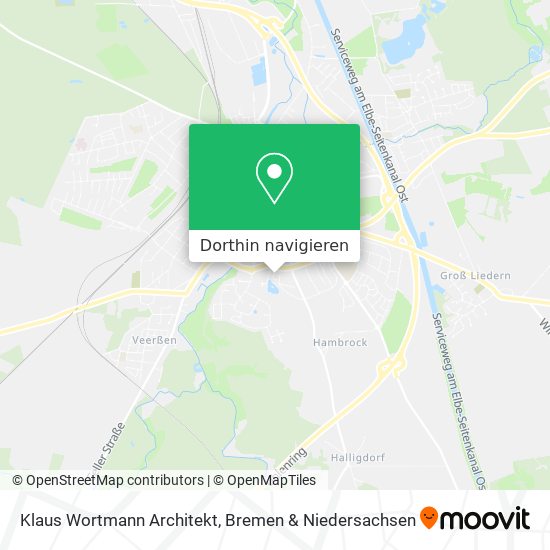 Klaus Wortmann Architekt Karte
