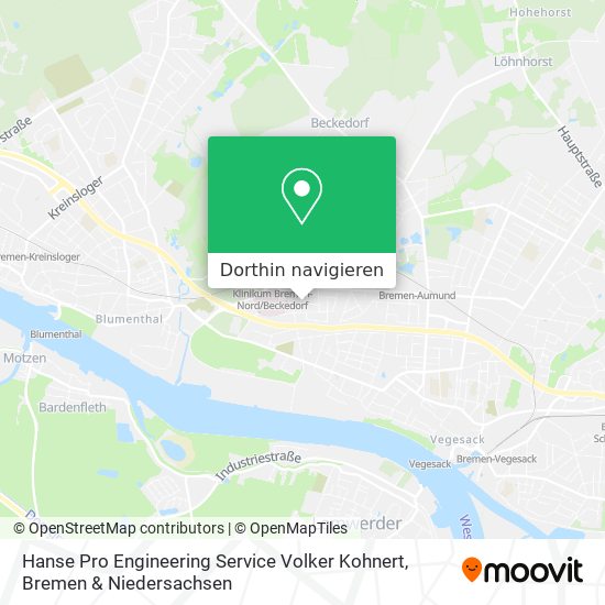 Hanse Pro Engineering Service Volker Kohnert Karte