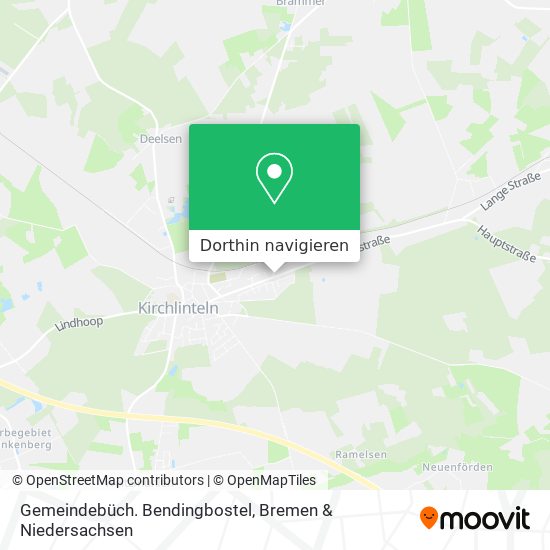 Gemeindebüch. Bendingbostel Karte