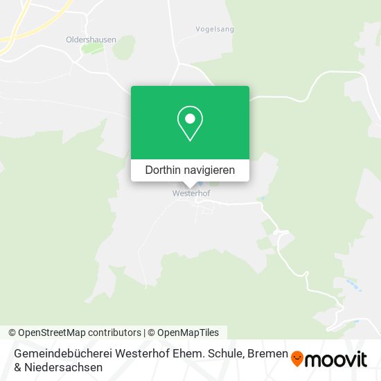 Gemeindebücherei Westerhof Ehem. Schule Karte