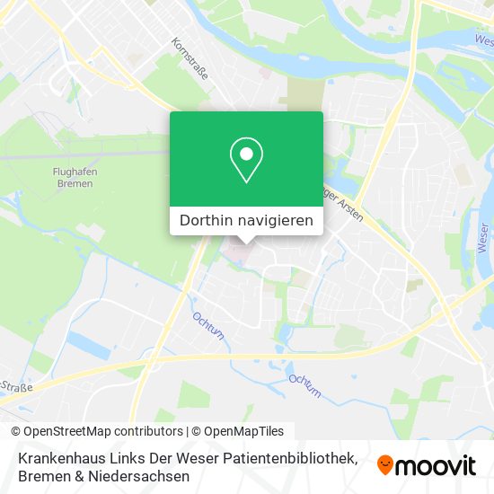 Krankenhaus Links Der Weser Patientenbibliothek Karte