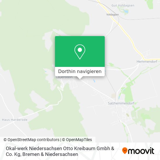 Okal-werk Niedersachsen Otto Kreibaum Gmbh & Co. Kg Karte