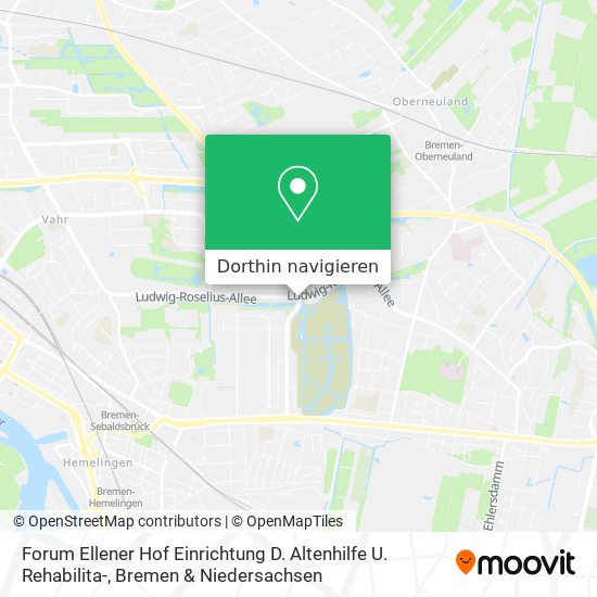 Forum Ellener Hof Einrichtung D. Altenhilfe U. Rehabilita- Karte