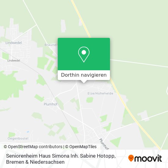 Seniorenheim Haus Simona Inh. Sabine Hotopp Karte
