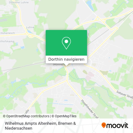 Wilhelmus Ampts Altenheim Karte