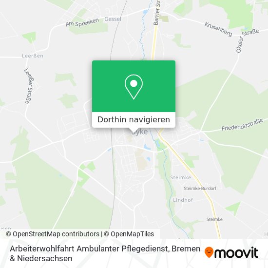 Arbeiterwohlfahrt Ambulanter Pflegedienst Karte