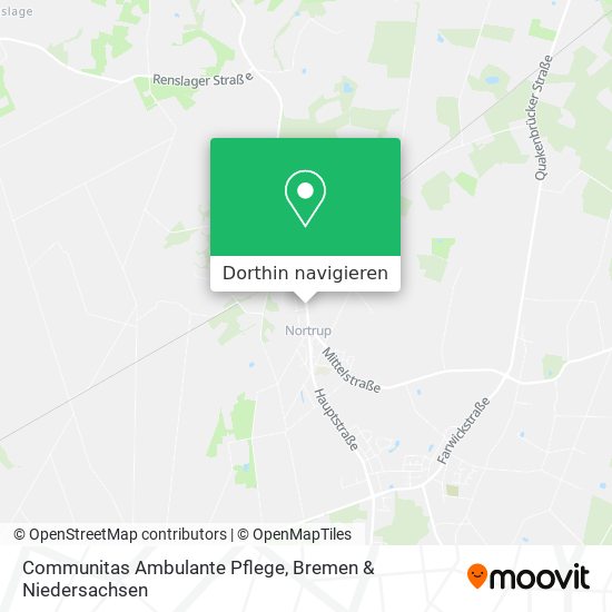 Communitas Ambulante Pflege Karte