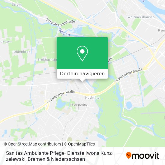 Sanitas Ambulante Pflege- Dienste Iwona Kunz-zelewski Karte
