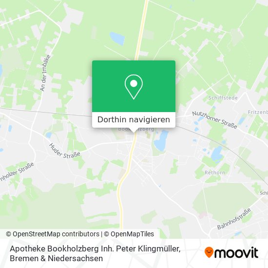 Apotheke Bookholzberg Inh. Peter Klingmüller Karte