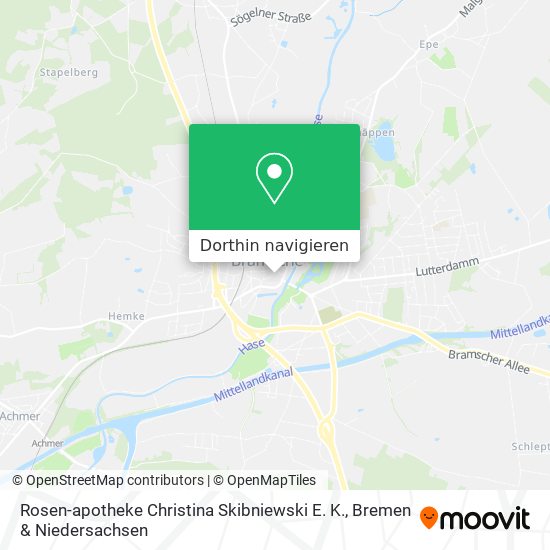 Rosen-apotheke Christina Skibniewski E. K. Karte