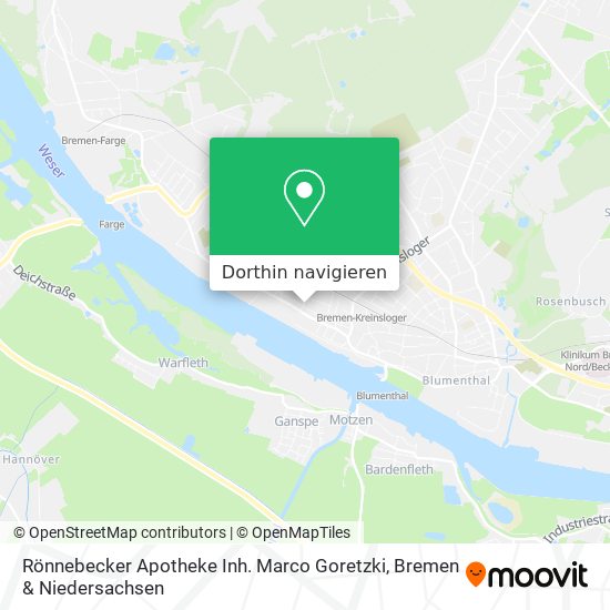 Rönnebecker Apotheke Inh. Marco Goretzki Karte