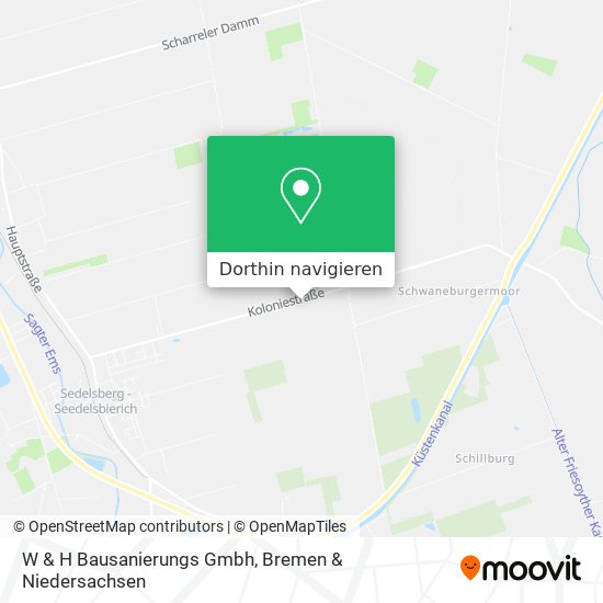 W & H Bausanierungs Gmbh Karte