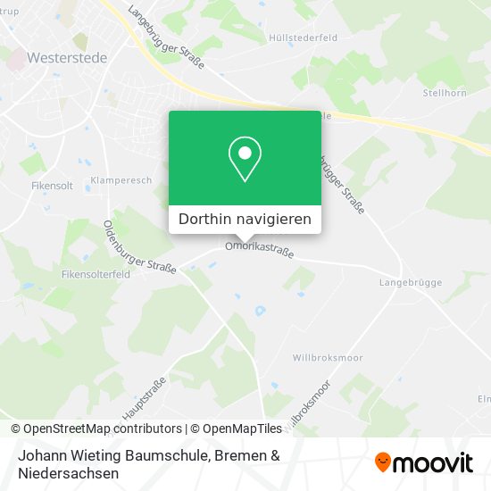 Johann Wieting Baumschule Karte