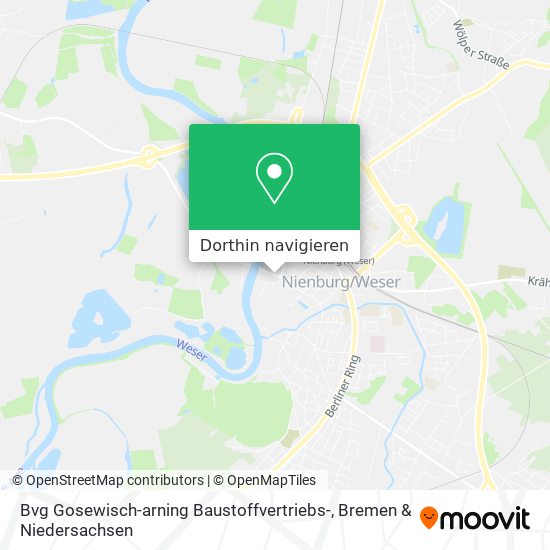 Bvg Gosewisch-arning Baustoffvertriebs- Karte