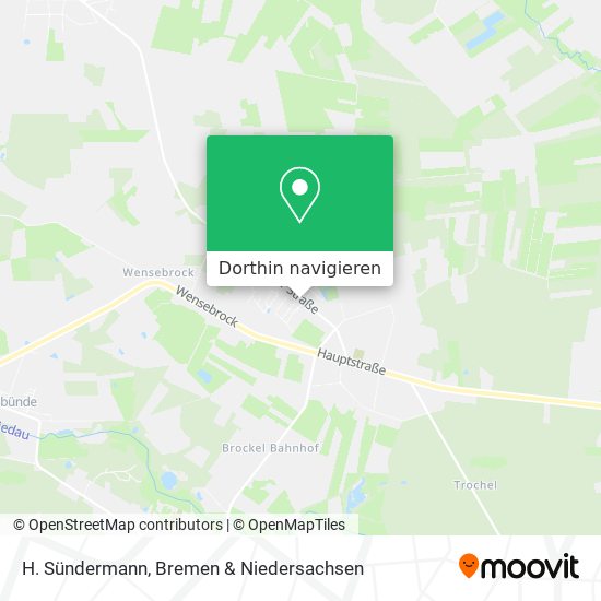 H. Sündermann Karte