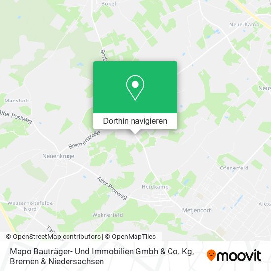 Mapo Bauträger- Und Immobilien Gmbh & Co. Kg Karte