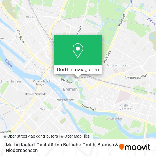 Martin Kiefert Gaststätten Betriebe Gmbh Karte