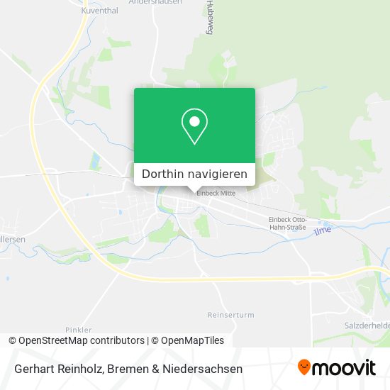 Gerhart Reinholz Karte
