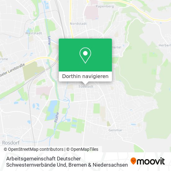 Arbeitsgemeinschaft Deutscher Schwesternverbände Und Karte